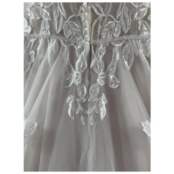 Rebecca Ingram 22RT538B01 Sz 10 Wedding Dress NWT - Picture 11 of 16